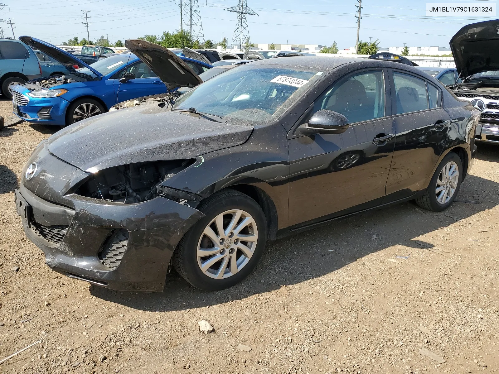 JM1BL1V79C1631324 2012 Mazda 3 I