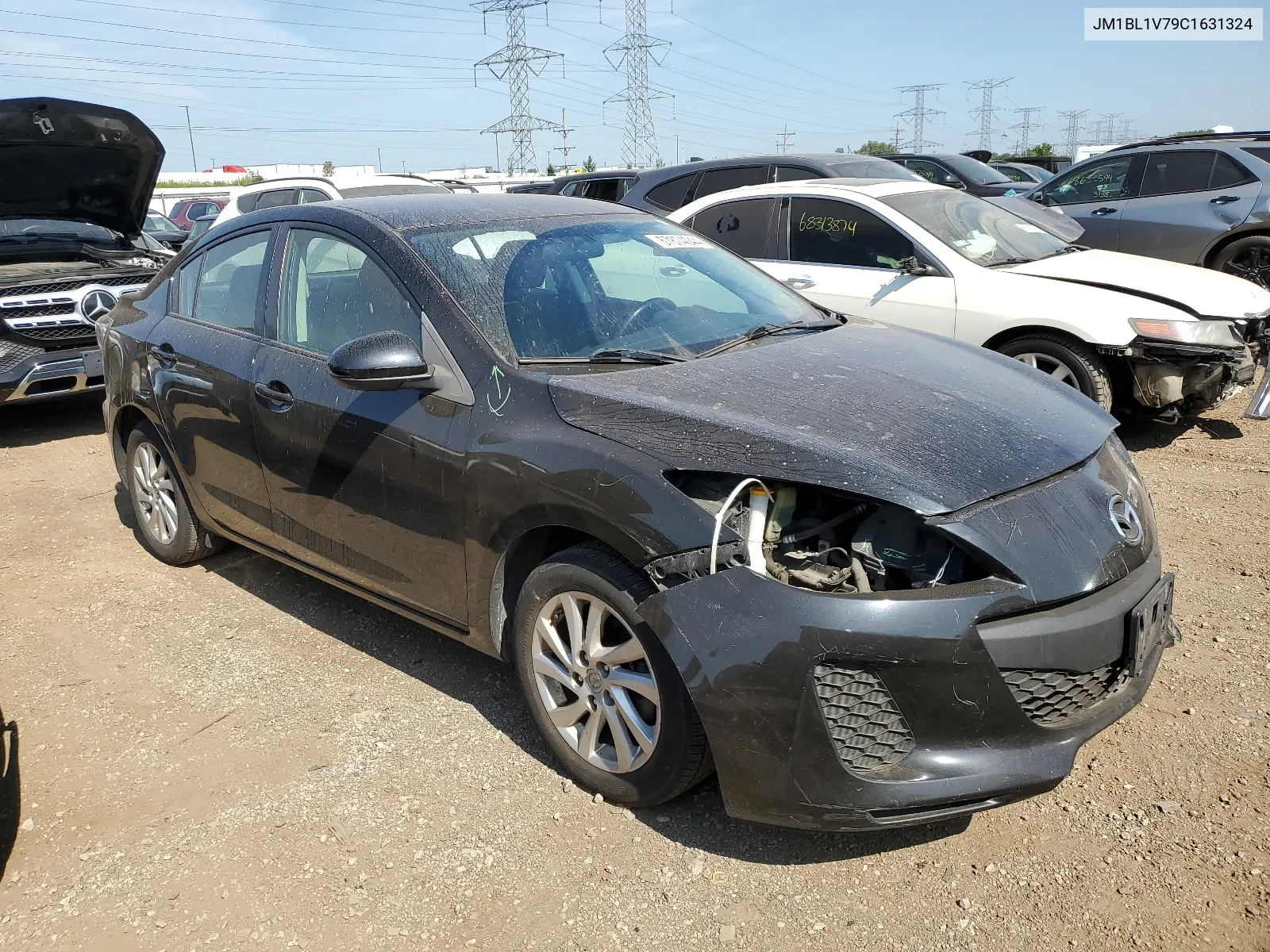 2012 Mazda 3 I VIN: JM1BL1V79C1631324 Lot: 67874044