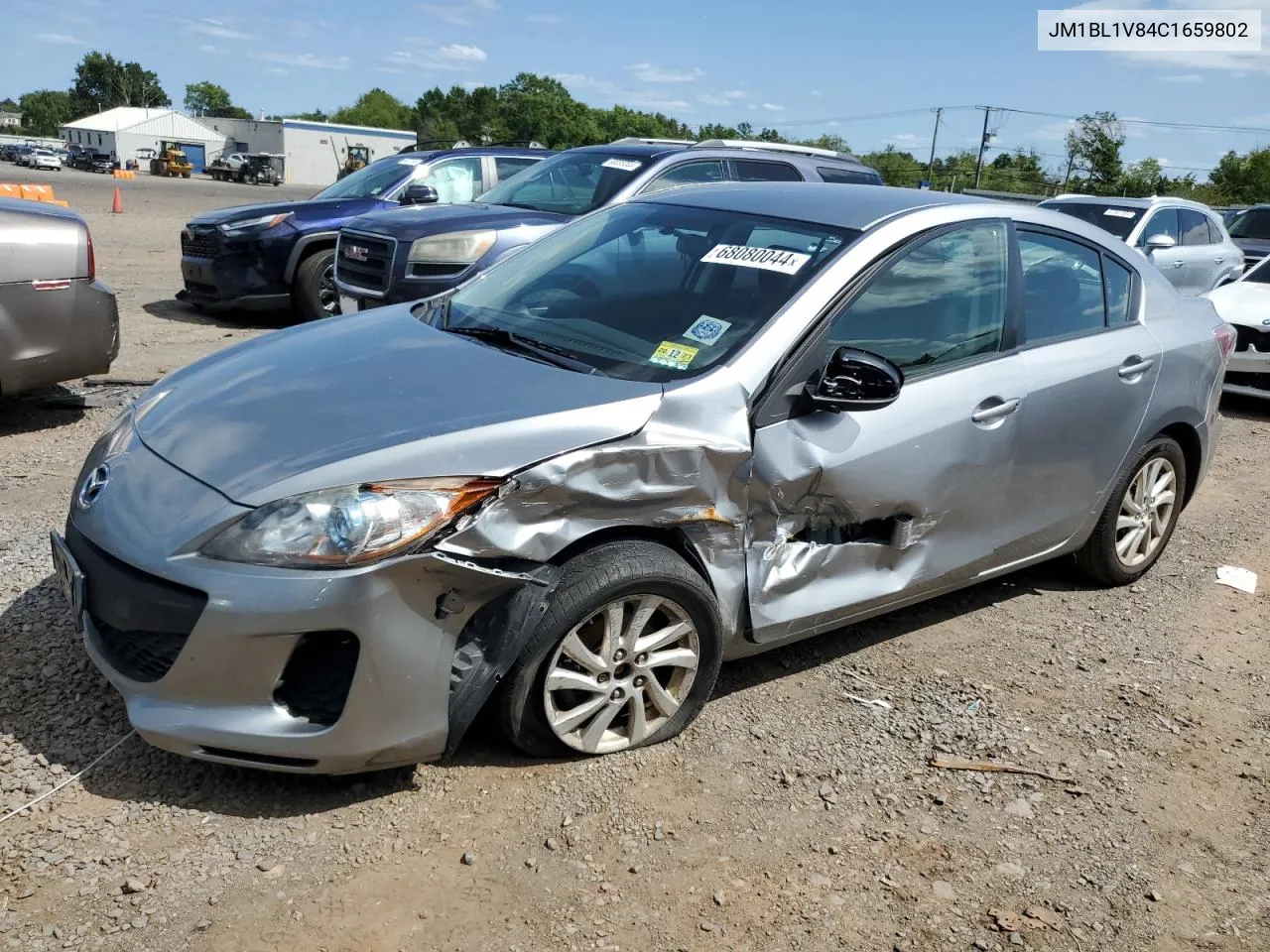 2012 Mazda 3 I VIN: JM1BL1V84C1659802 Lot: 68080044