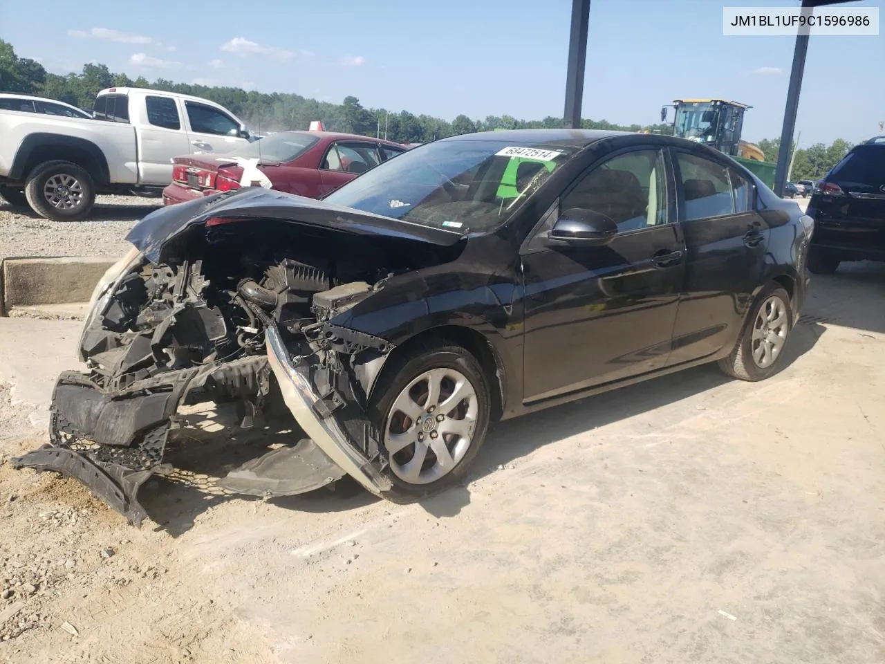 2012 Mazda 3 I VIN: JM1BL1UF9C1596986 Lot: 68472514