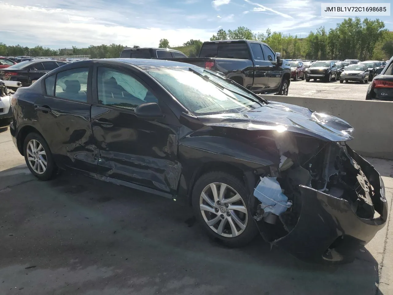 2012 Mazda 3 I VIN: JM1BL1V72C1698685 Lot: 68705364