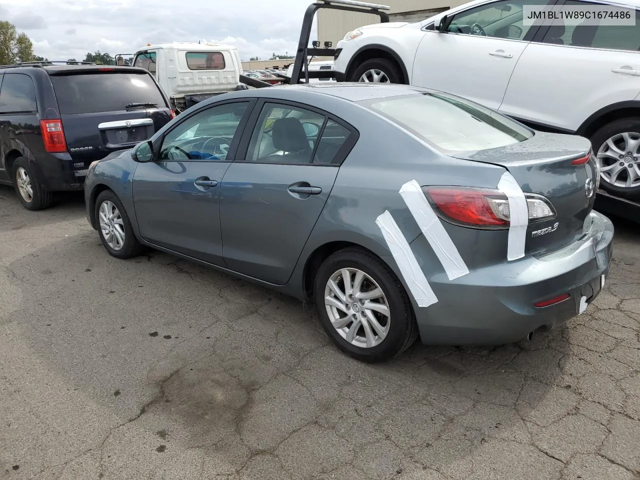 JM1BL1W89C1674486 2012 Mazda 3 I