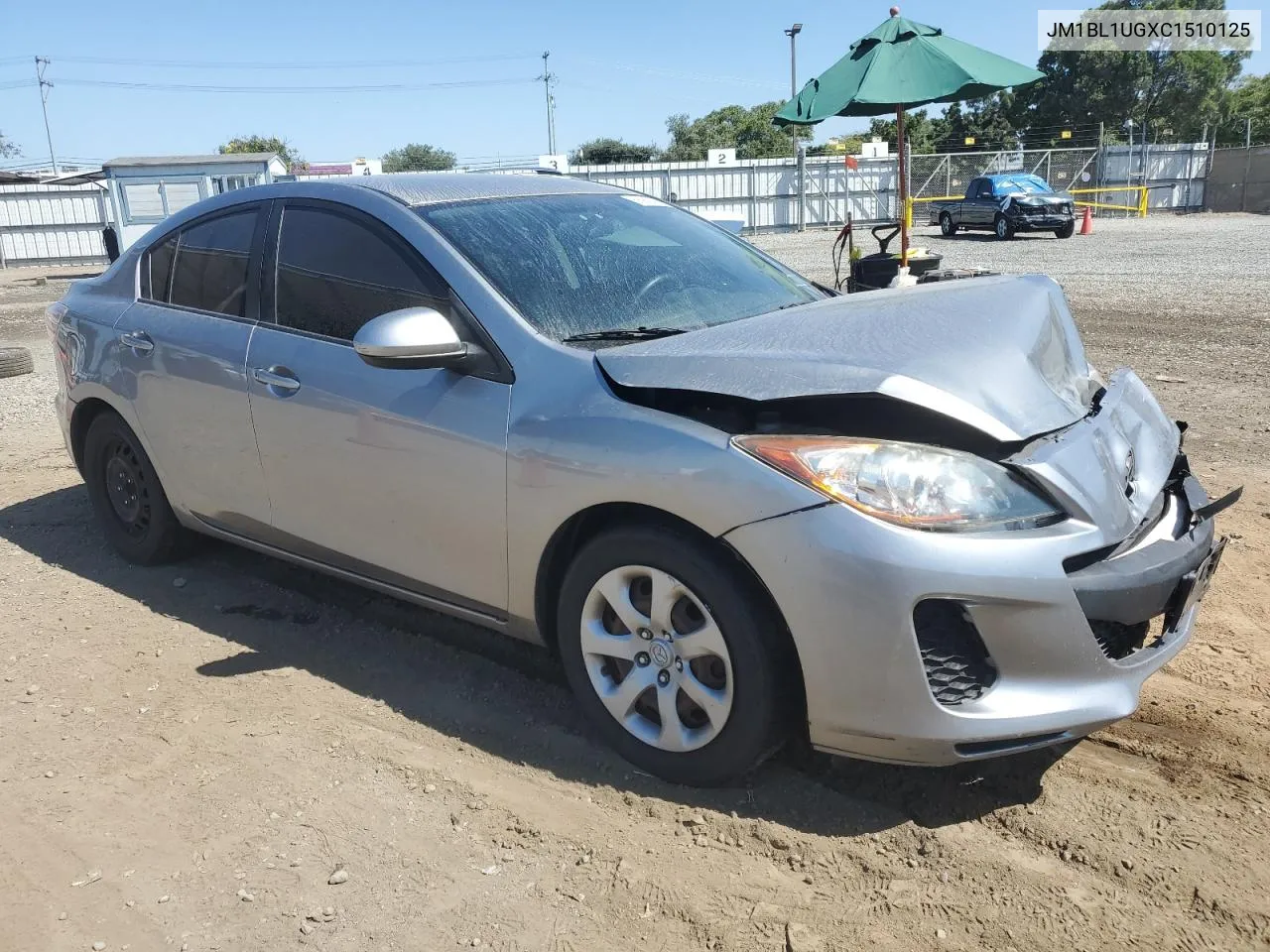 2012 Mazda 3 I VIN: JM1BL1UGXC1510125 Lot: 68943454