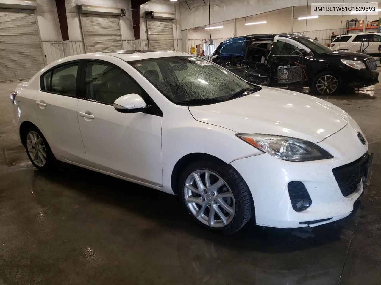 2012 Mazda 3 S VIN: JM1BL1W51C1529593 Lot: 69087924