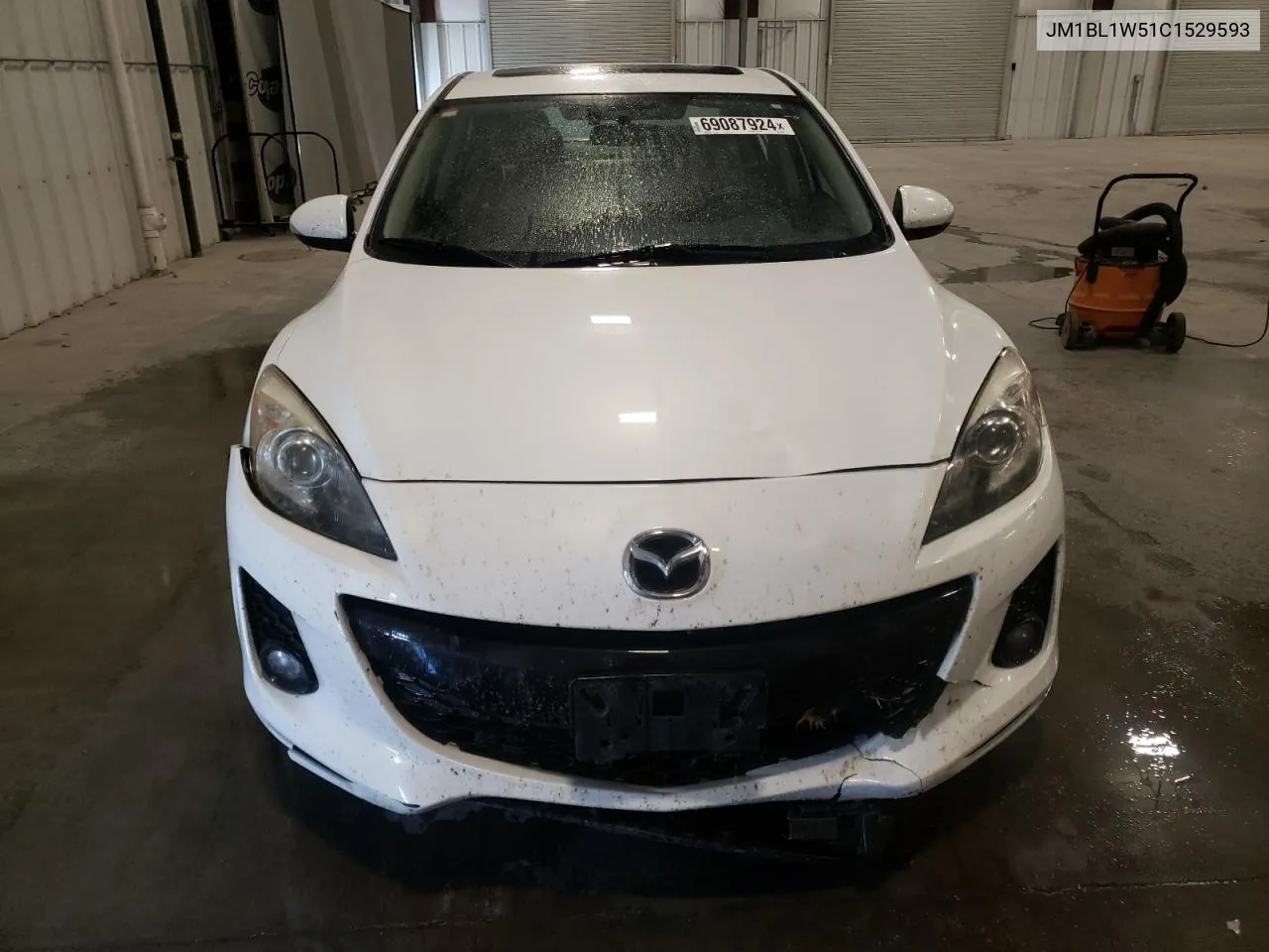 2012 Mazda 3 S VIN: JM1BL1W51C1529593 Lot: 69087924