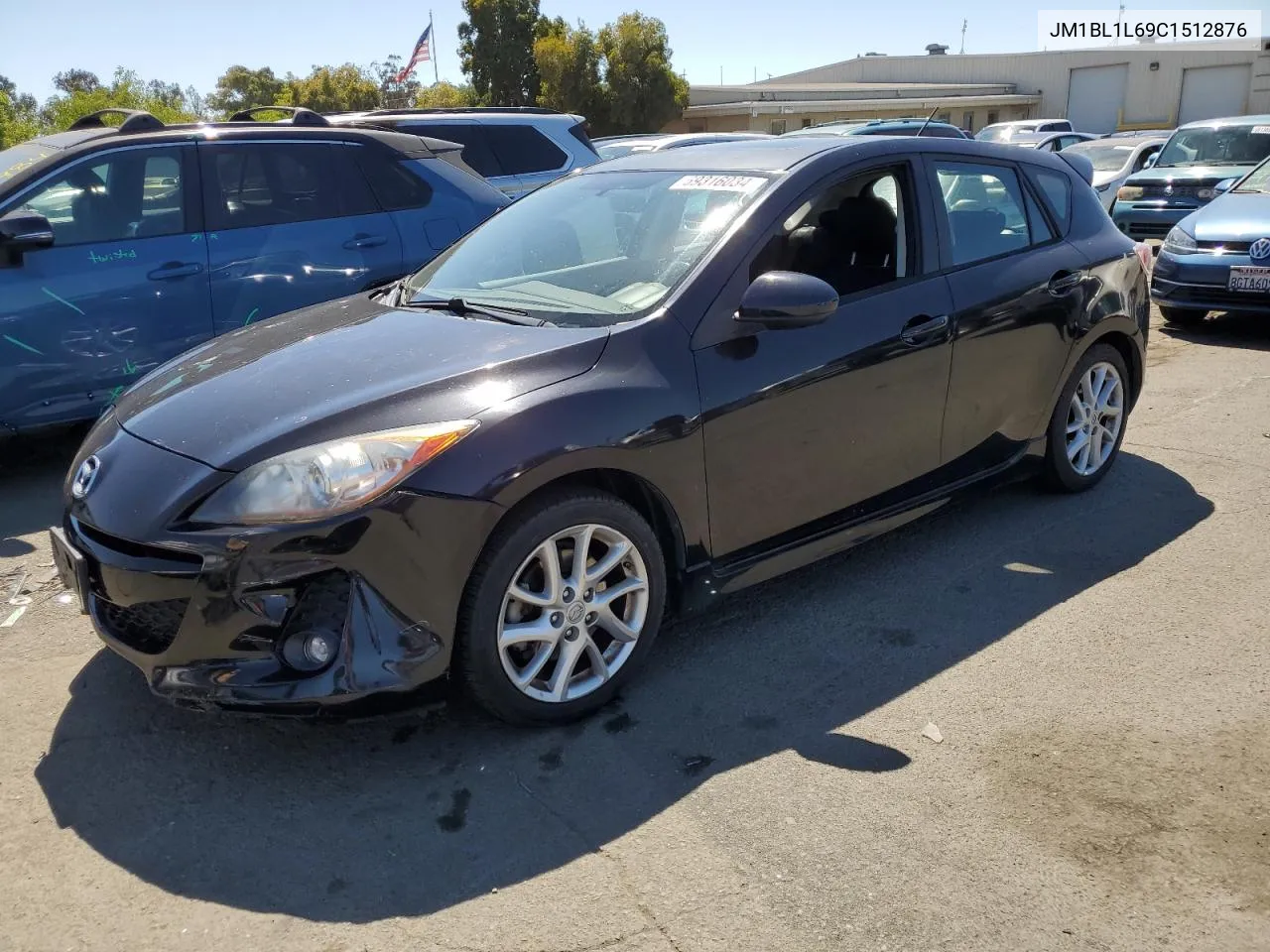 2012 Mazda 3 S VIN: JM1BL1L69C1512876 Lot: 69316034