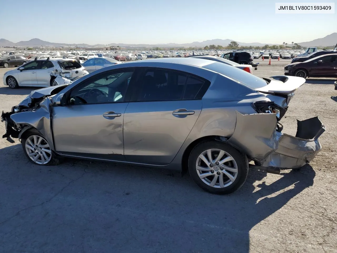 2012 Mazda 3 I VIN: JM1BL1V80C1593409 Lot: 69324264