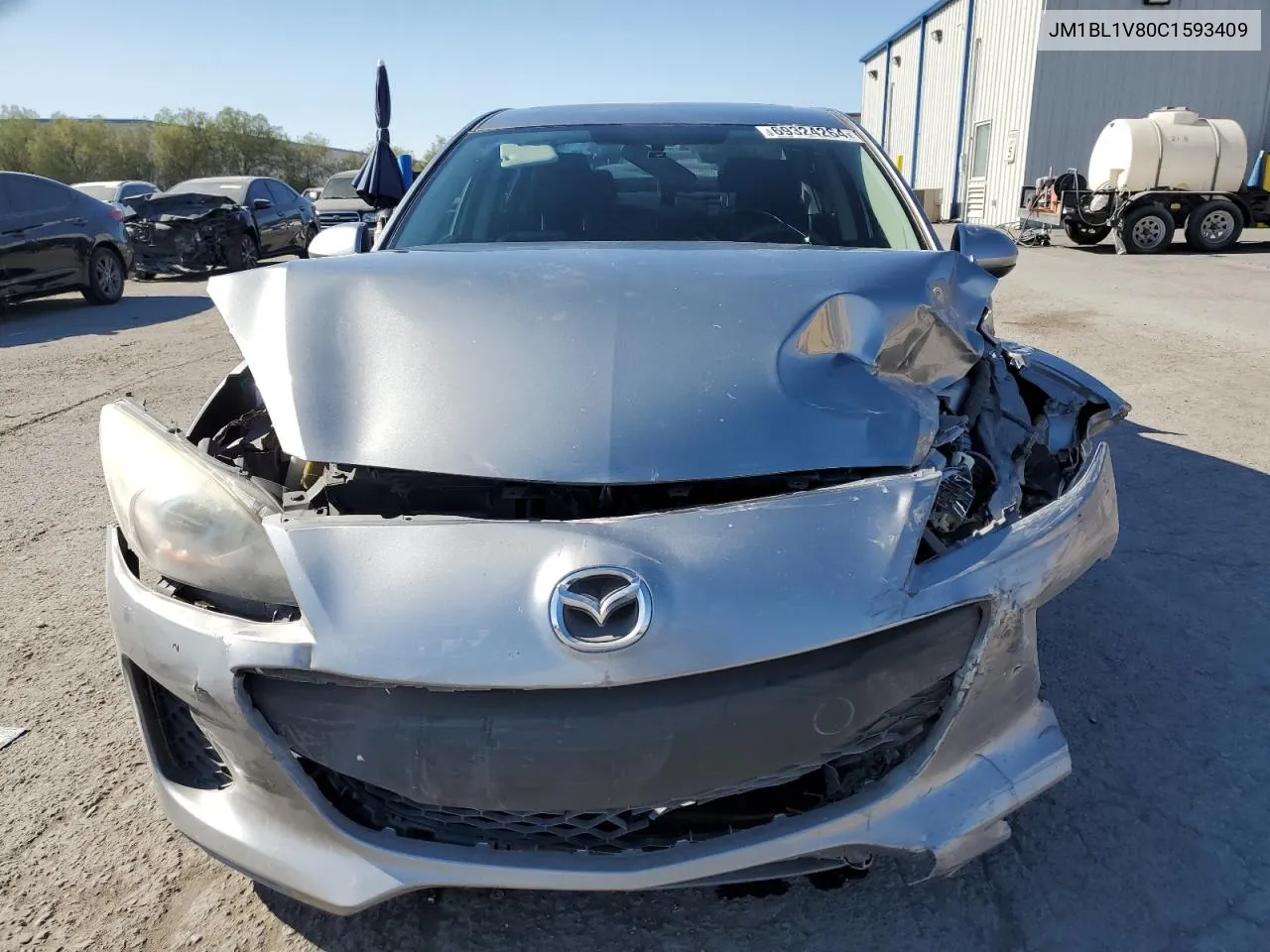 2012 Mazda 3 I VIN: JM1BL1V80C1593409 Lot: 69324264