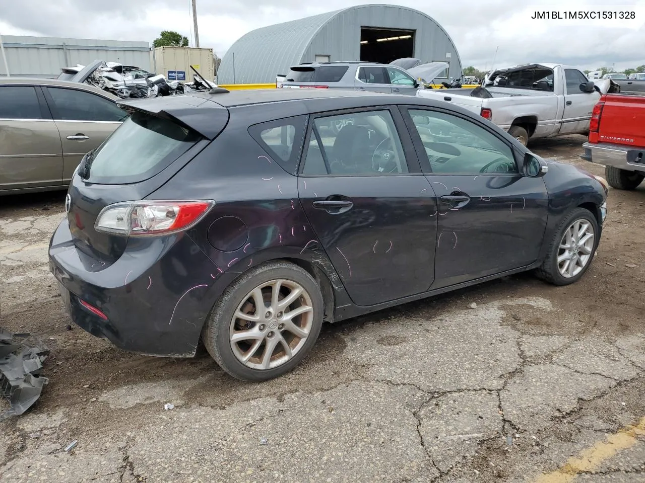 JM1BL1M5XC1531328 2012 Mazda 3 S