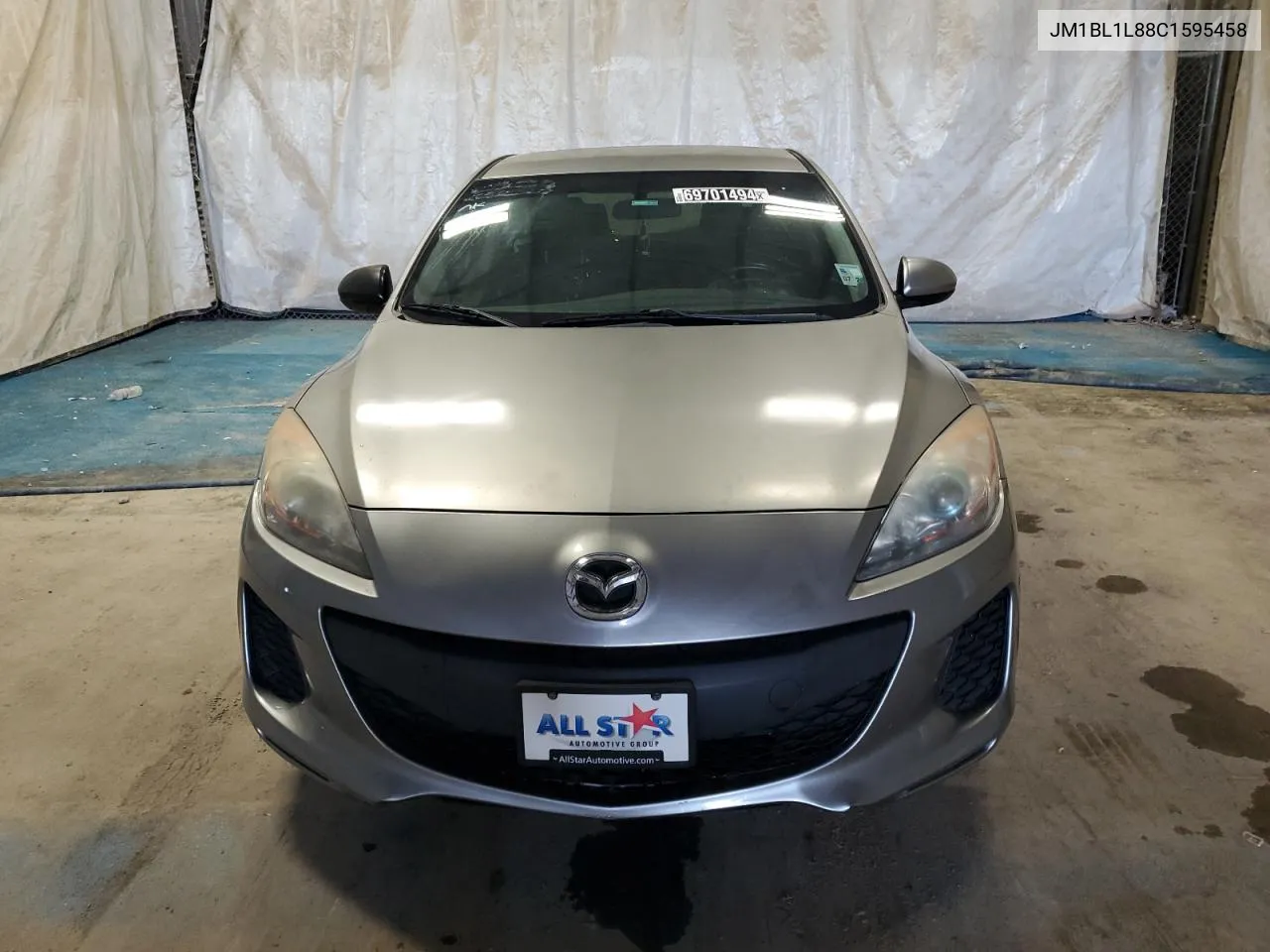 2012 Mazda 3 I VIN: JM1BL1L88C1595458 Lot: 69701494