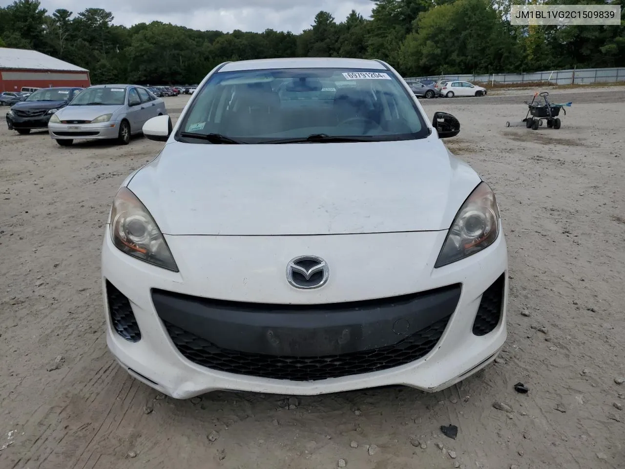 2012 Mazda 3 I VIN: JM1BL1VG2C1509839 Lot: 69791204