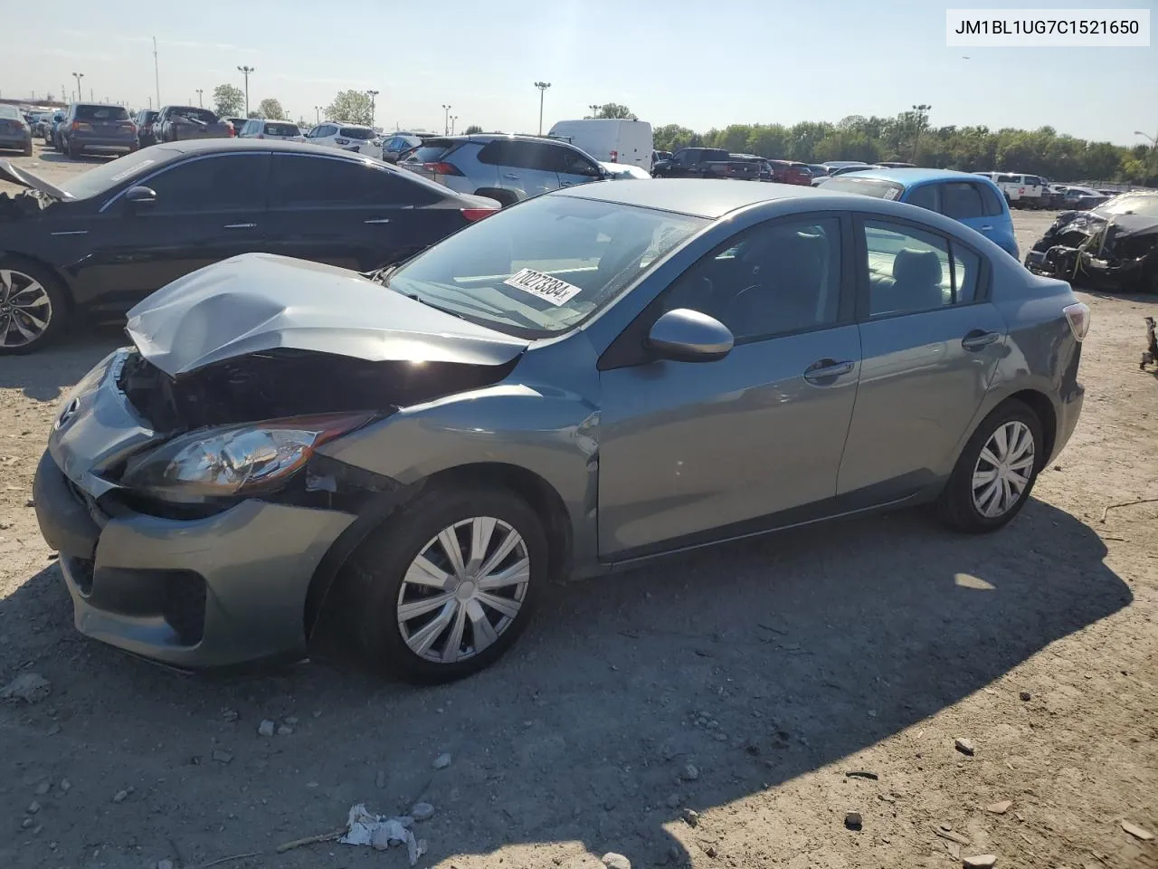 2012 Mazda 3 I VIN: JM1BL1UG7C1521650 Lot: 70273384