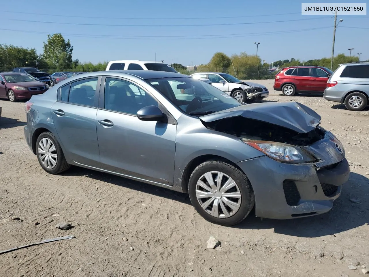 2012 Mazda 3 I VIN: JM1BL1UG7C1521650 Lot: 70273384