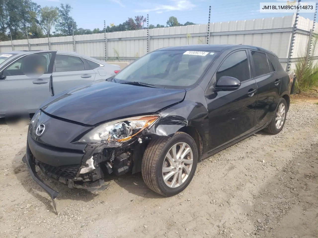 2012 Mazda 3 I VIN: JM1BL1M89C1614873 Lot: 70309274