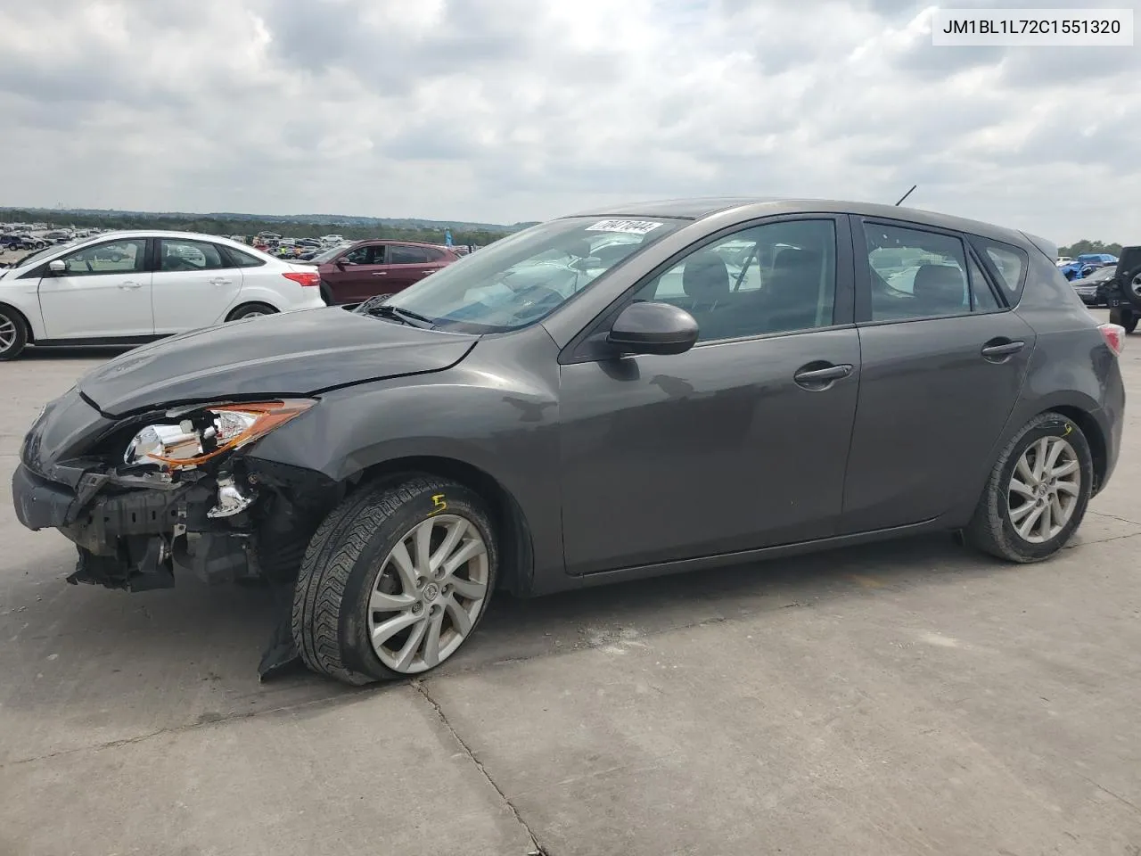 2012 Mazda 3 I VIN: JM1BL1L72C1551320 Lot: 70471044