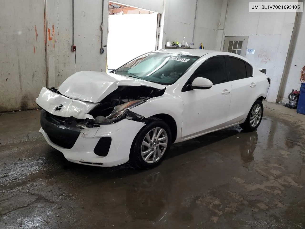 2012 Mazda 3 I VIN: JM1BL1V70C1693405 Lot: 70509714