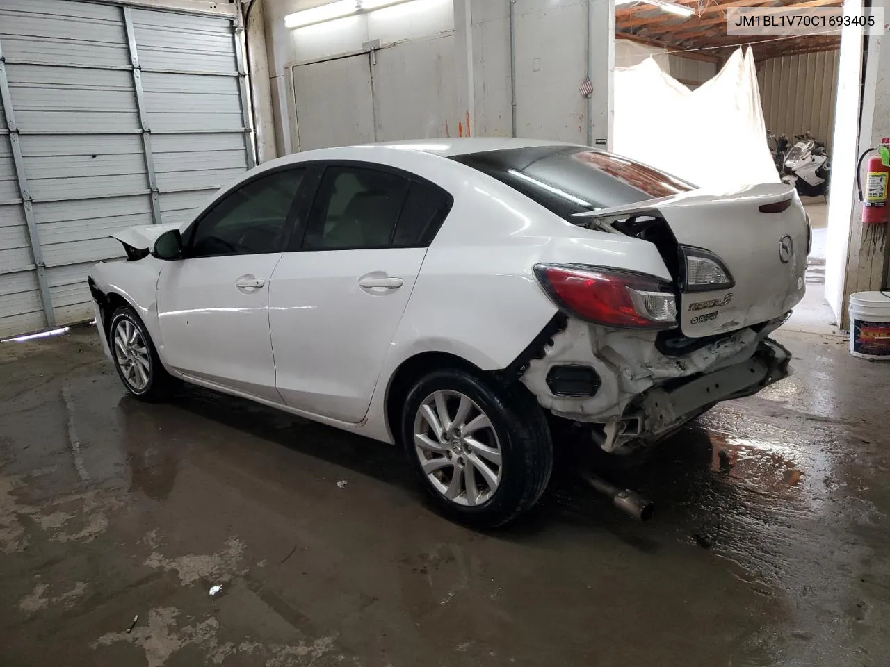 2012 Mazda 3 I VIN: JM1BL1V70C1693405 Lot: 70509714