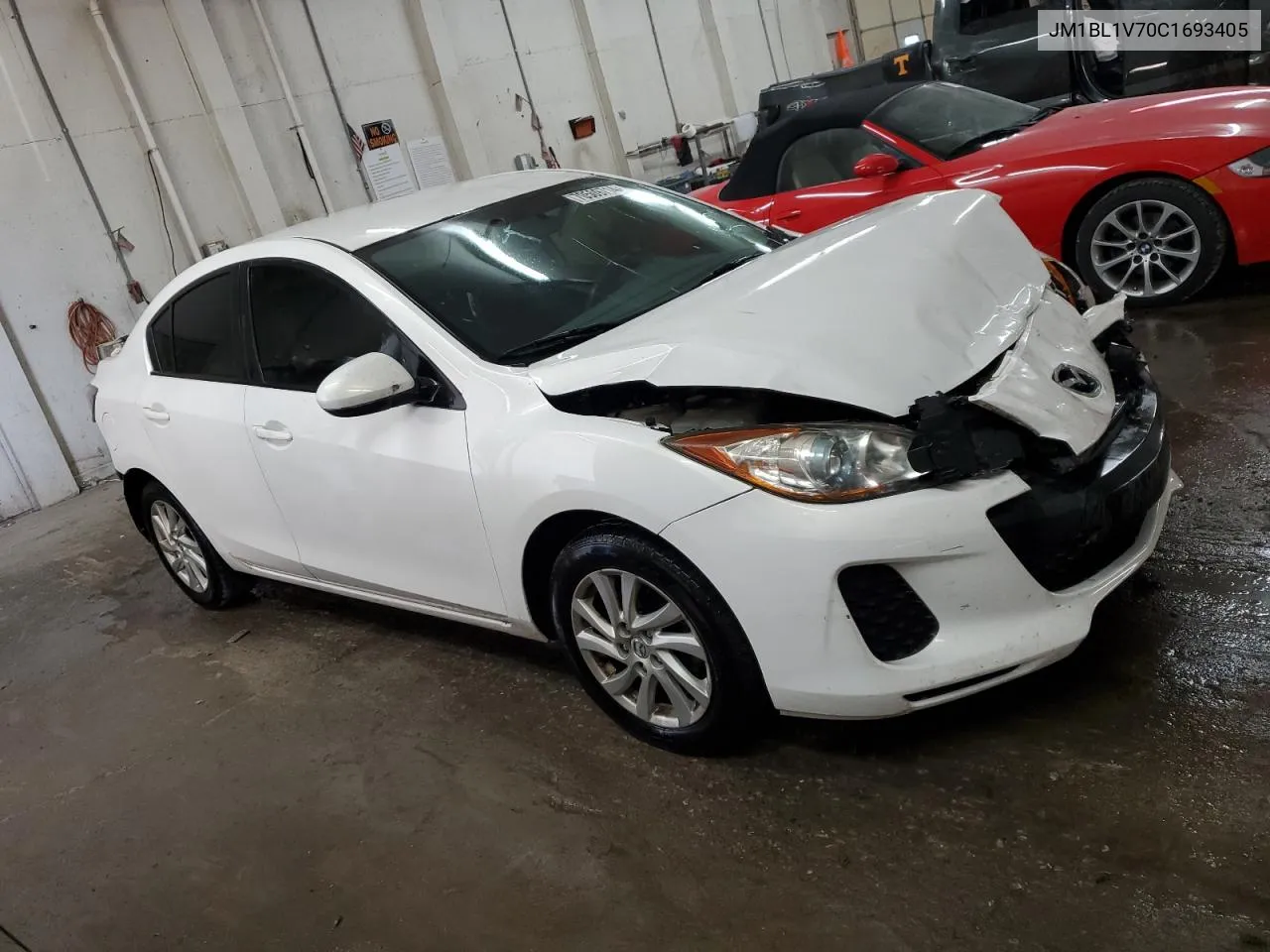 2012 Mazda 3 I VIN: JM1BL1V70C1693405 Lot: 70509714