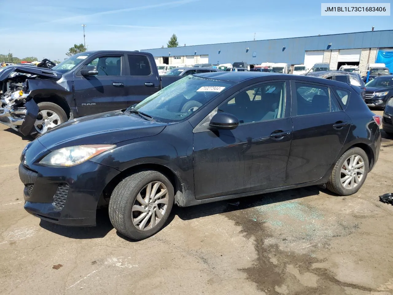 JM1BL1L73C1683406 2012 Mazda 3 I