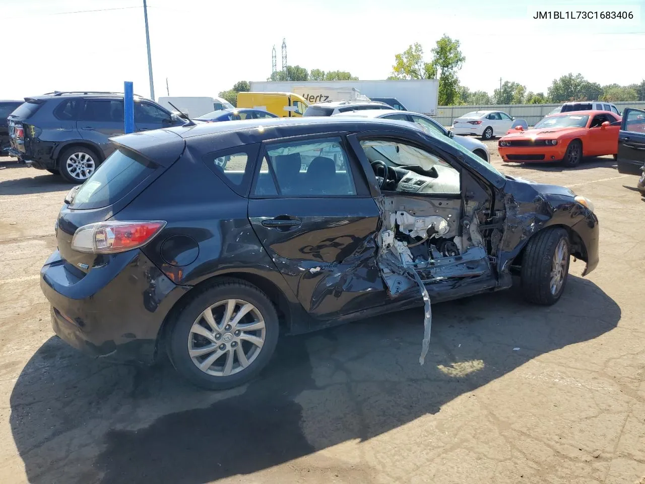 JM1BL1L73C1683406 2012 Mazda 3 I