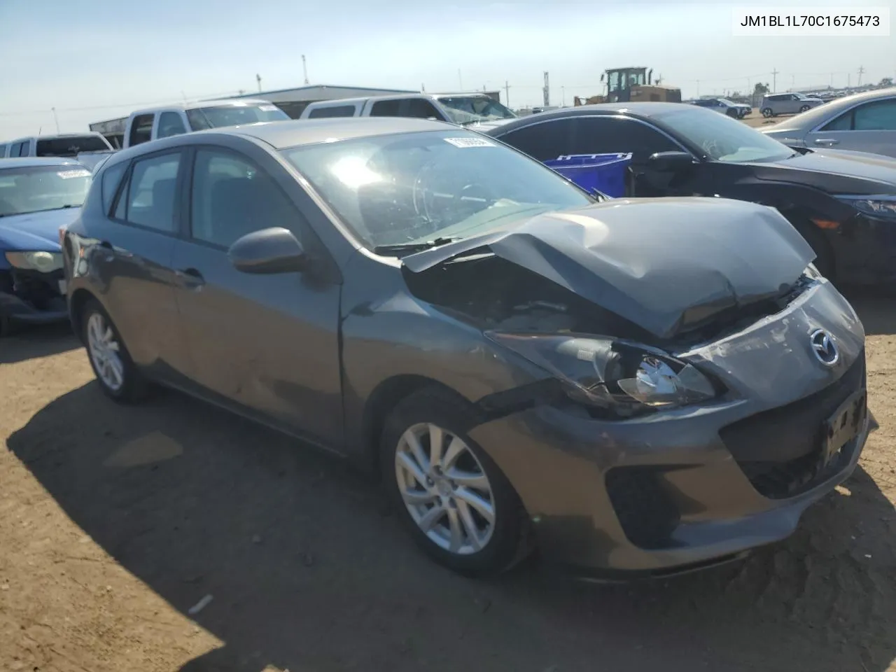 2012 Mazda 3 I VIN: JM1BL1L70C1675473 Lot: 71066954