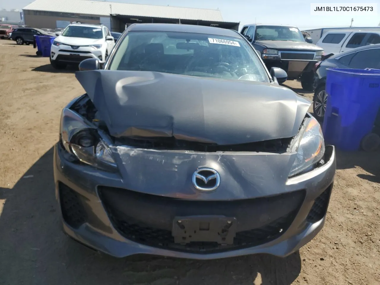 2012 Mazda 3 I VIN: JM1BL1L70C1675473 Lot: 71066954