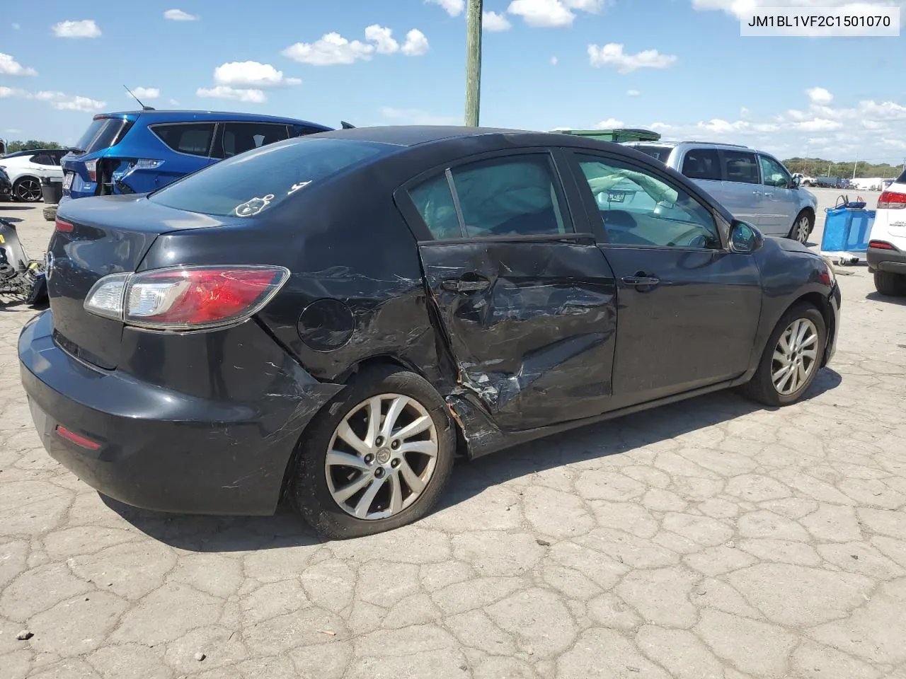 2012 Mazda 3 I VIN: JM1BL1VF2C1501070 Lot: 71527904