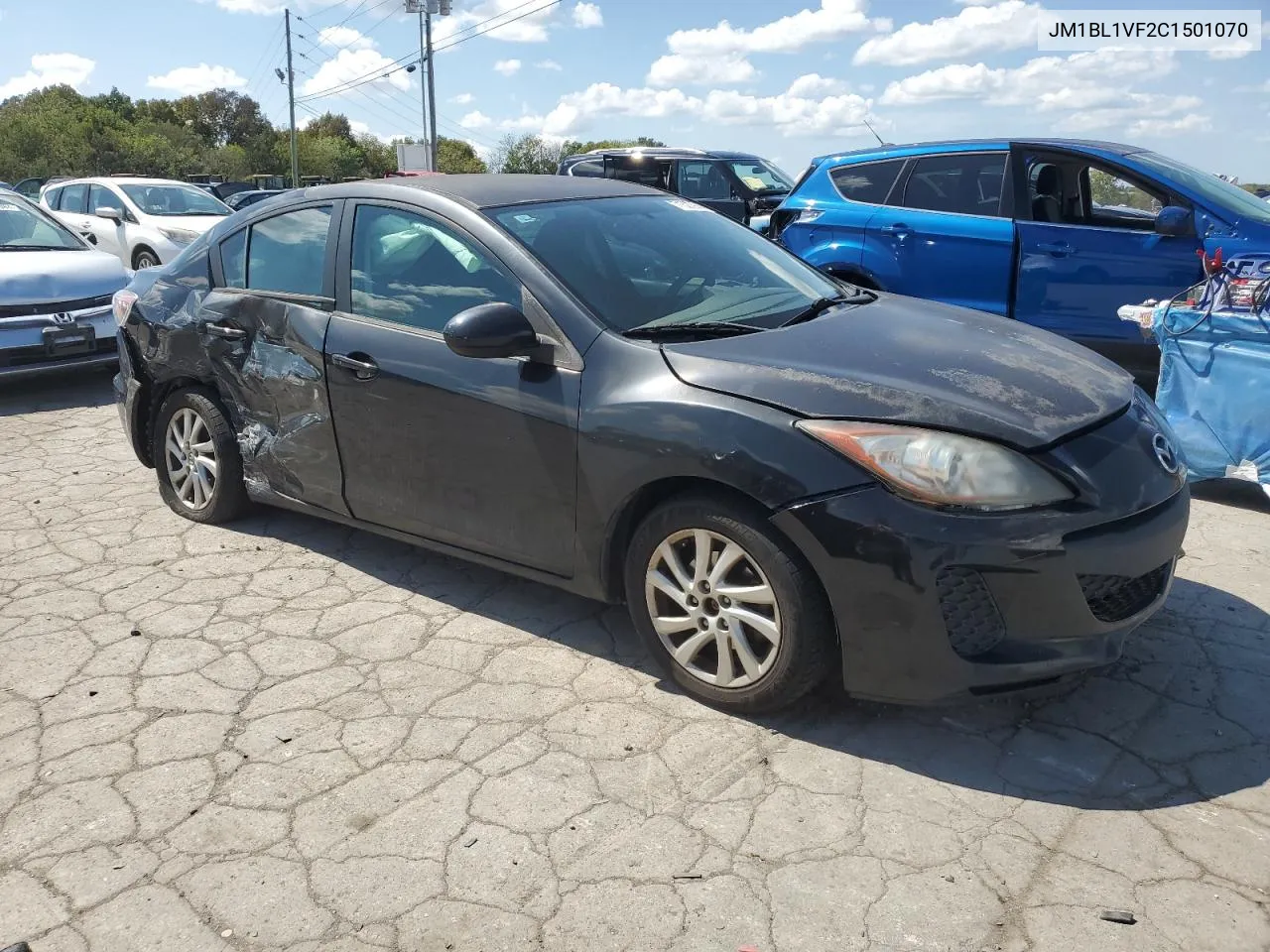 2012 Mazda 3 I VIN: JM1BL1VF2C1501070 Lot: 71527904