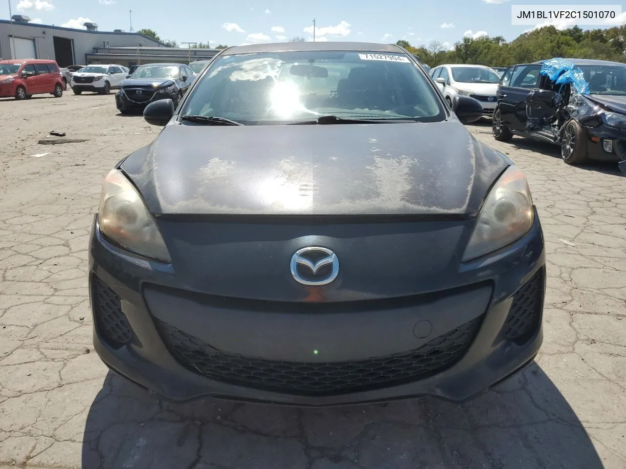 2012 Mazda 3 I VIN: JM1BL1VF2C1501070 Lot: 71527904