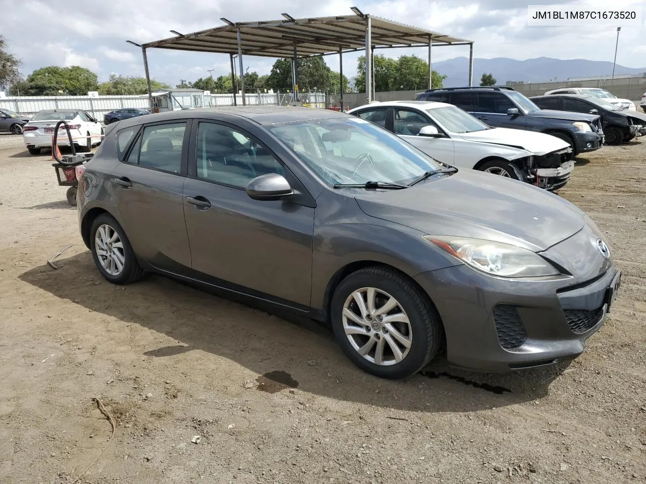 2012 Mazda 3 I VIN: JM1BL1M87C1673520 Lot: 71746974