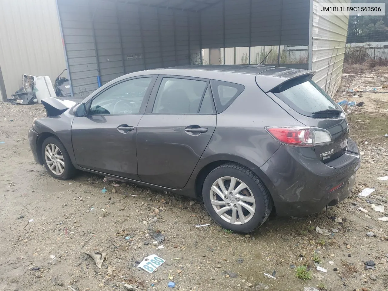 2012 Mazda 3 I VIN: JM1BL1L89C1563506 Lot: 71864264