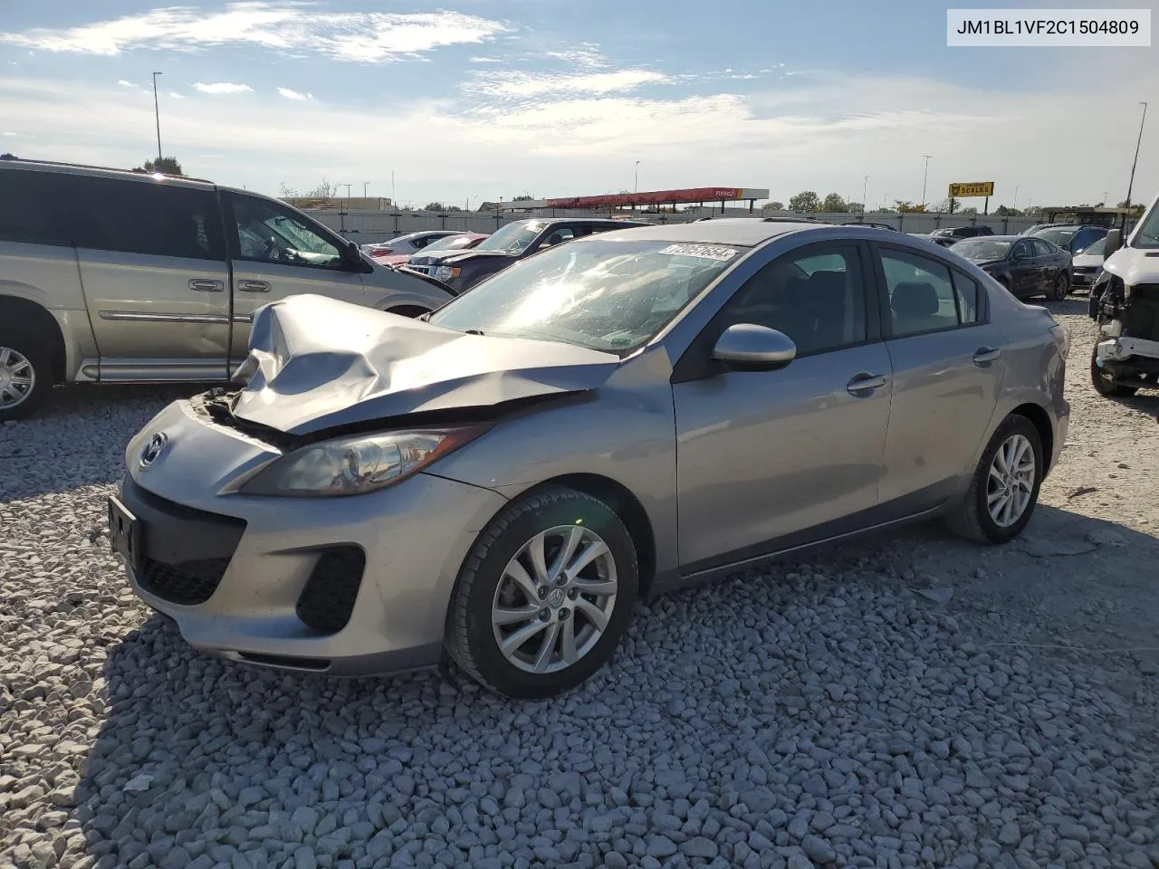 2012 Mazda 3 I VIN: JM1BL1VF2C1504809 Lot: 72057654