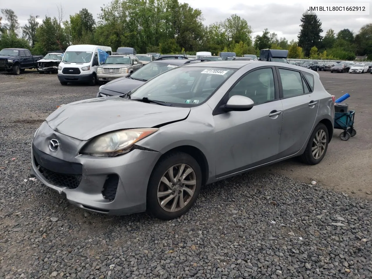 2012 Mazda 3 I VIN: JM1BL1L80C1662912 Lot: 72170544