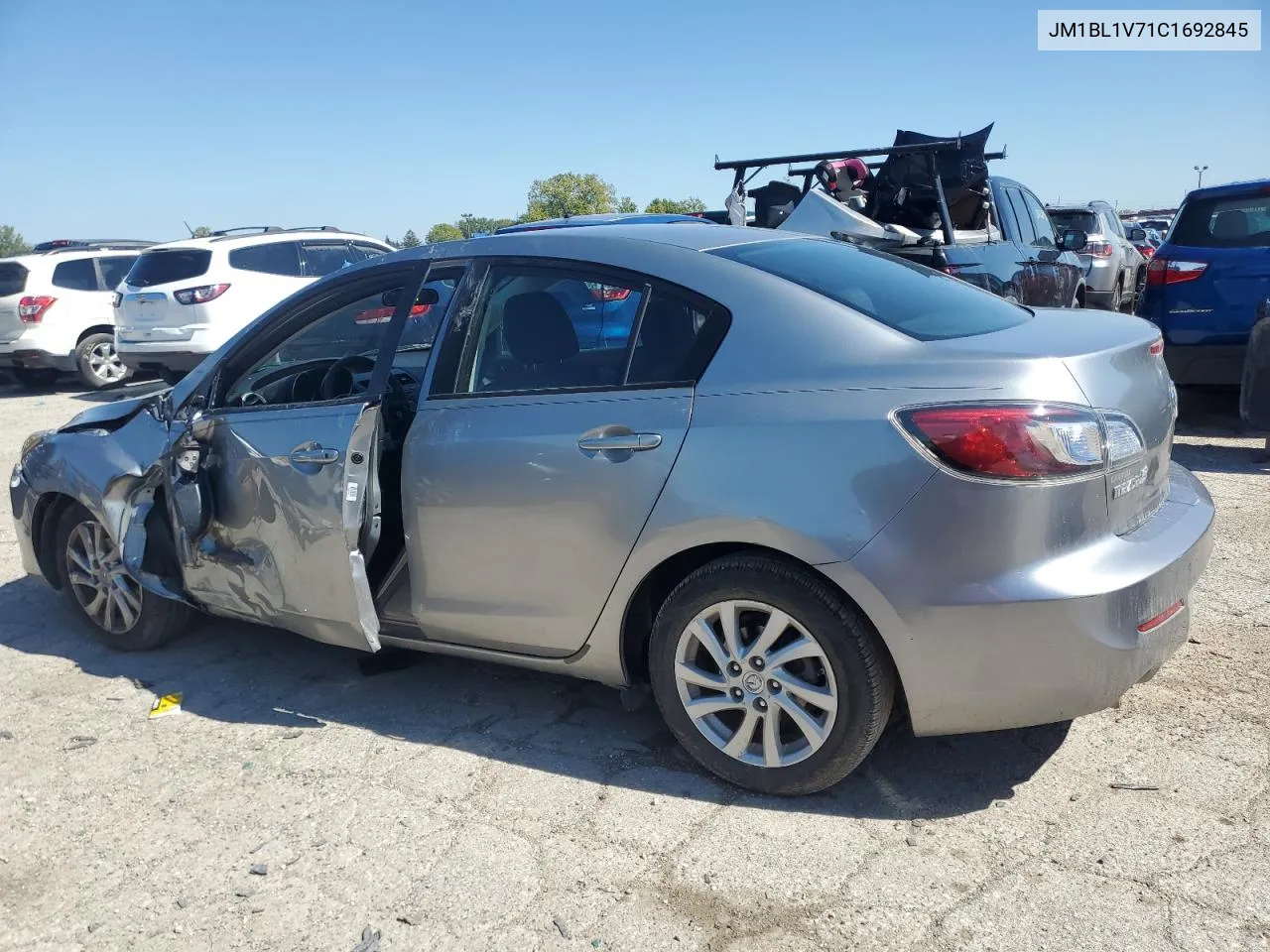 2012 Mazda 3 I VIN: JM1BL1V71C1692845 Lot: 72249774