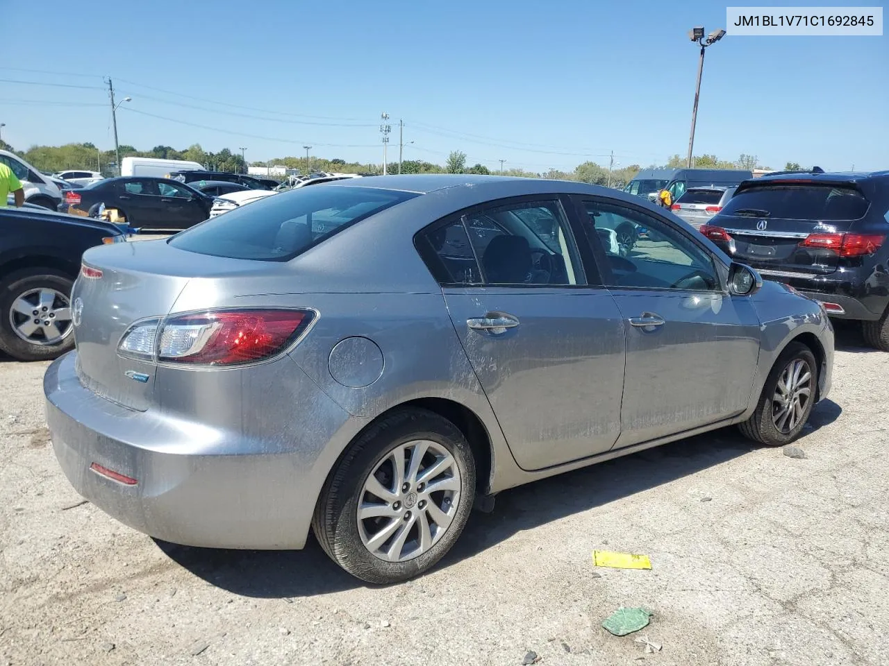 2012 Mazda 3 I VIN: JM1BL1V71C1692845 Lot: 72249774