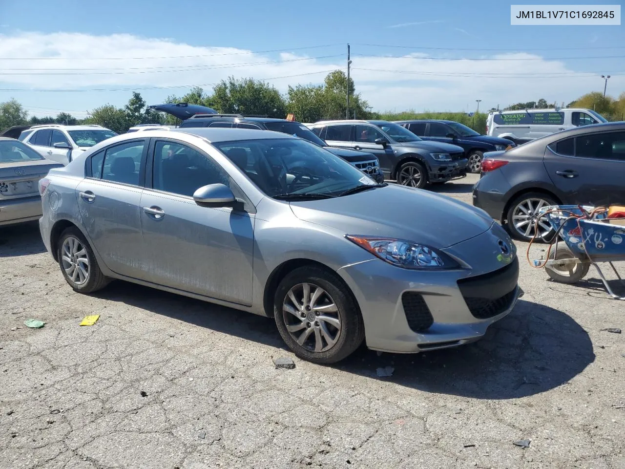 2012 Mazda 3 I VIN: JM1BL1V71C1692845 Lot: 72249774