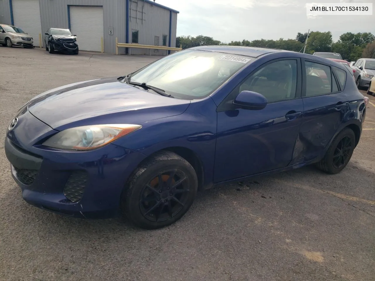 2012 Mazda 3 I VIN: JM1BL1L70C1534130 Lot: 72314964