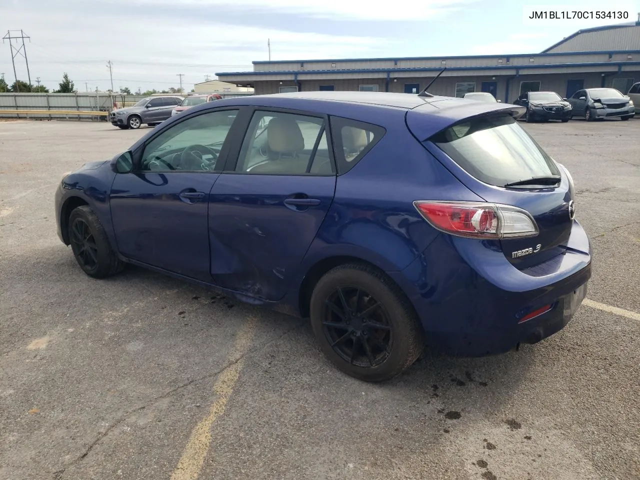 2012 Mazda 3 I VIN: JM1BL1L70C1534130 Lot: 72314964