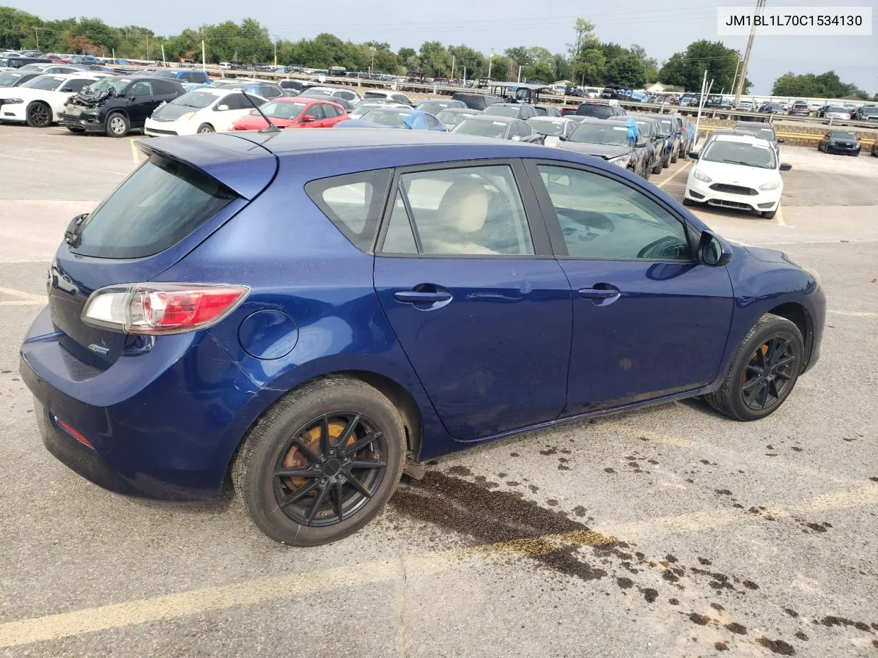 2012 Mazda 3 I VIN: JM1BL1L70C1534130 Lot: 72314964