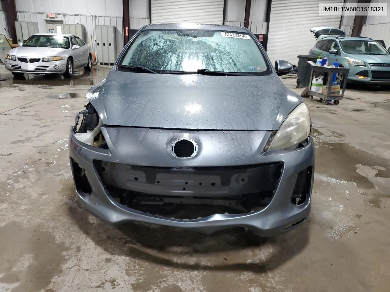 2012 Mazda 3 S VIN: JM1BL1W60C1518321 Lot: 72422564