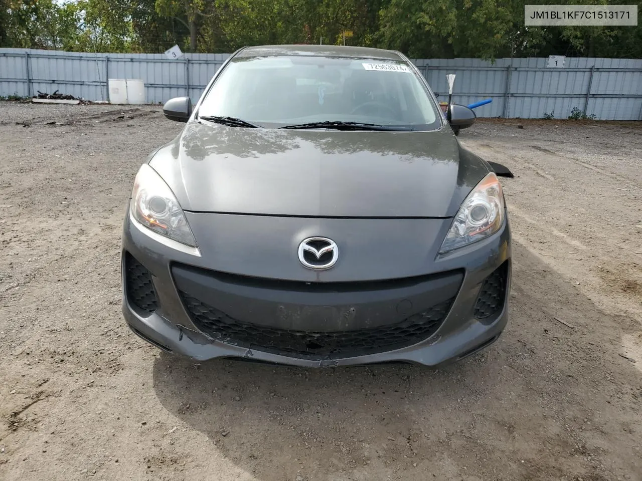 JM1BL1KF7C1513171 2012 Mazda 3 I