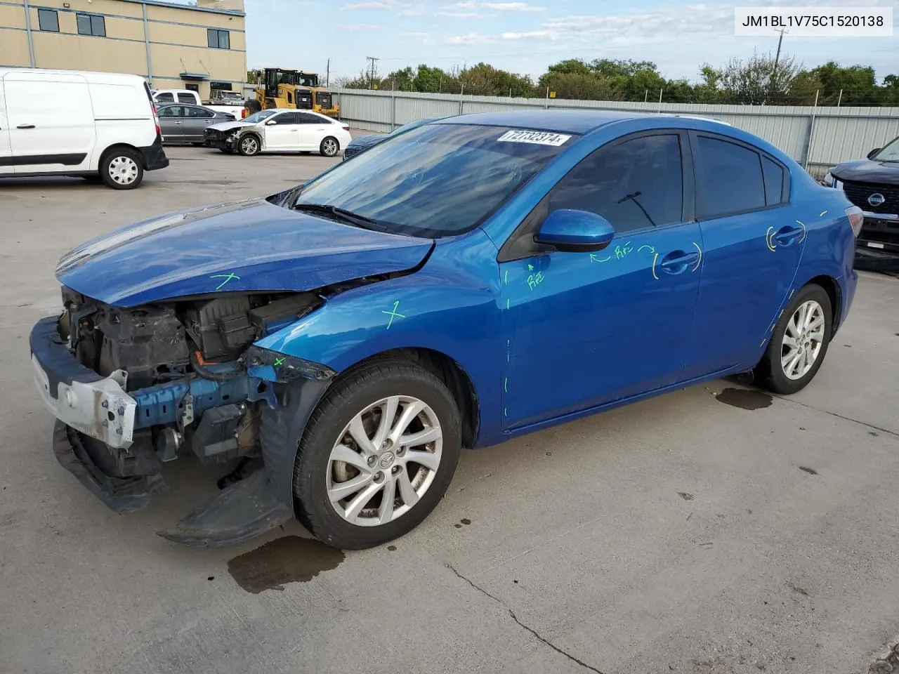 JM1BL1V75C1520138 2012 Mazda 3 I