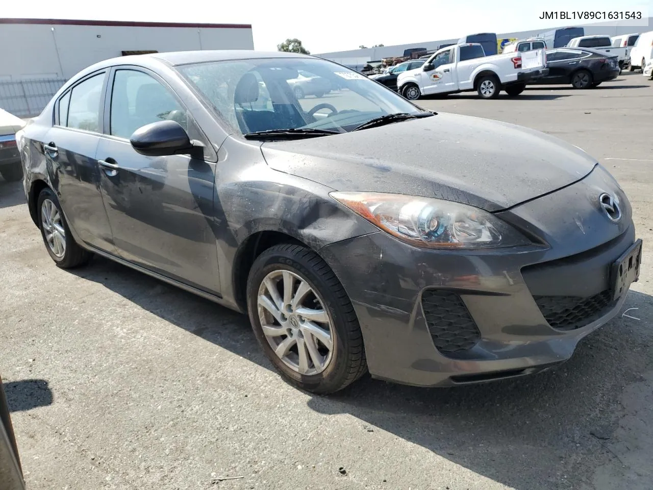 2012 Mazda 3 I VIN: JM1BL1V89C1631543 Lot: 72755154