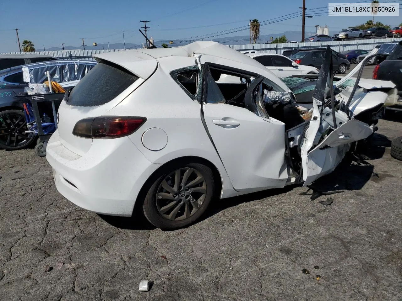 2012 Mazda 3 I VIN: JM1BL1L8XC1550926 Lot: 72846824