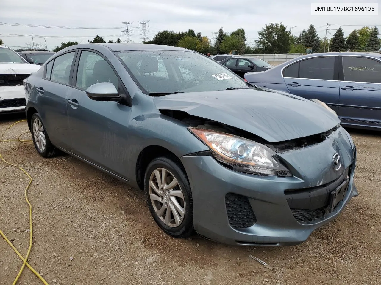 2012 Mazda 3 I VIN: JM1BL1V78C1696195 Lot: 72991164