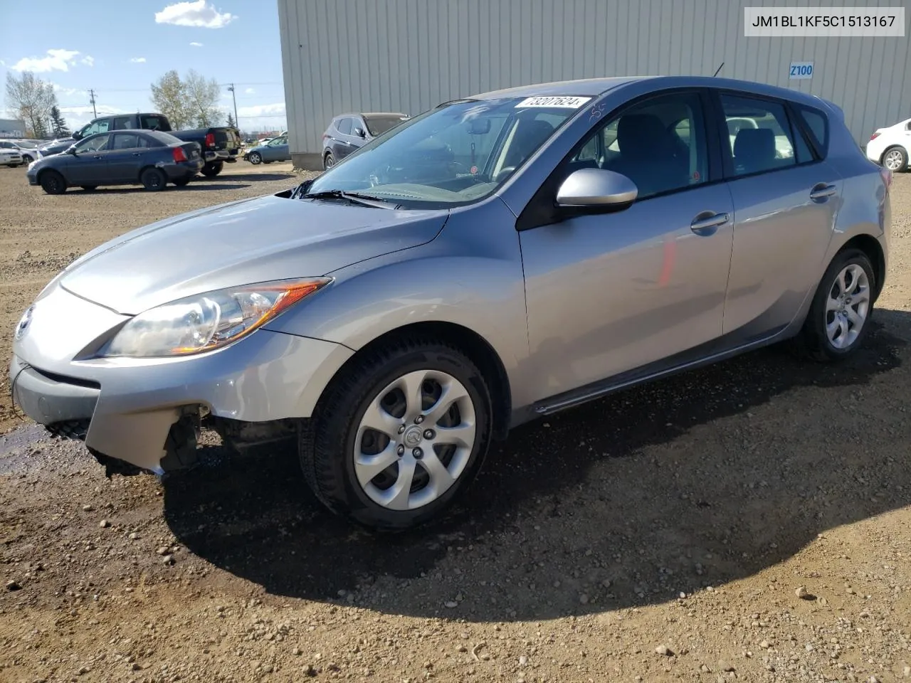 2012 Mazda 3 I VIN: JM1BL1KF5C1513167 Lot: 73207624