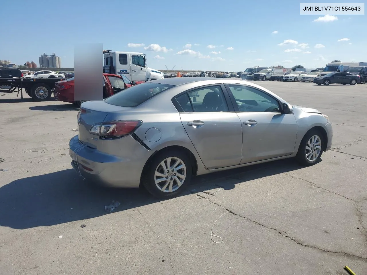 2012 Mazda 3 I VIN: JM1BL1V71C1554643 Lot: 73300304