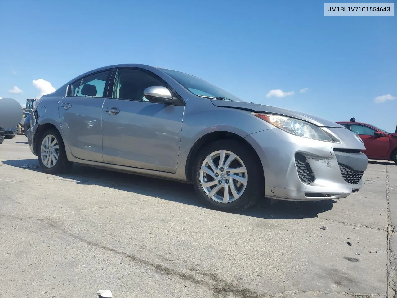 2012 Mazda 3 I VIN: JM1BL1V71C1554643 Lot: 73300304