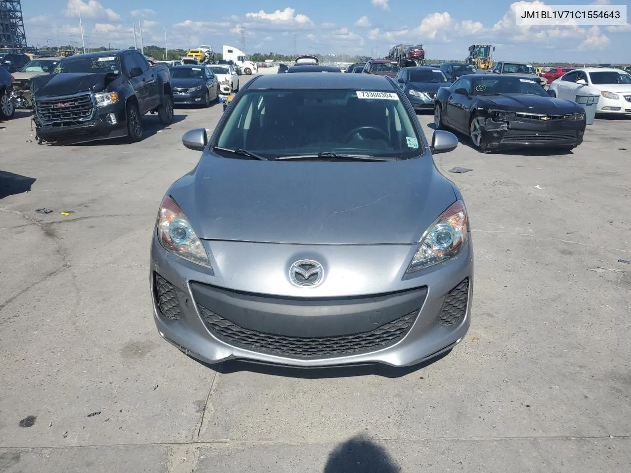 2012 Mazda 3 I VIN: JM1BL1V71C1554643 Lot: 73300304