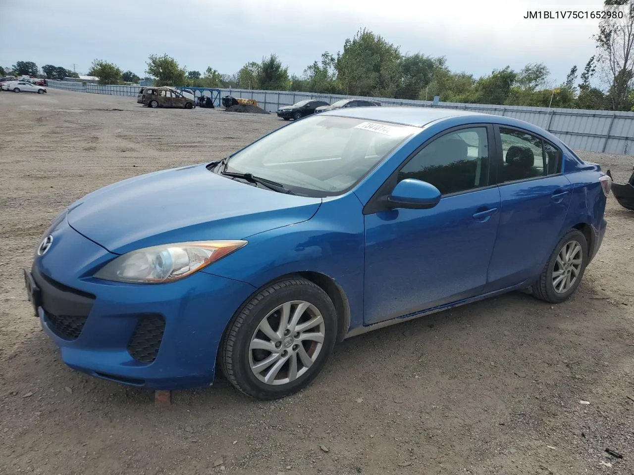 2012 Mazda 3 I VIN: JM1BL1V75C1652980 Lot: 73418144